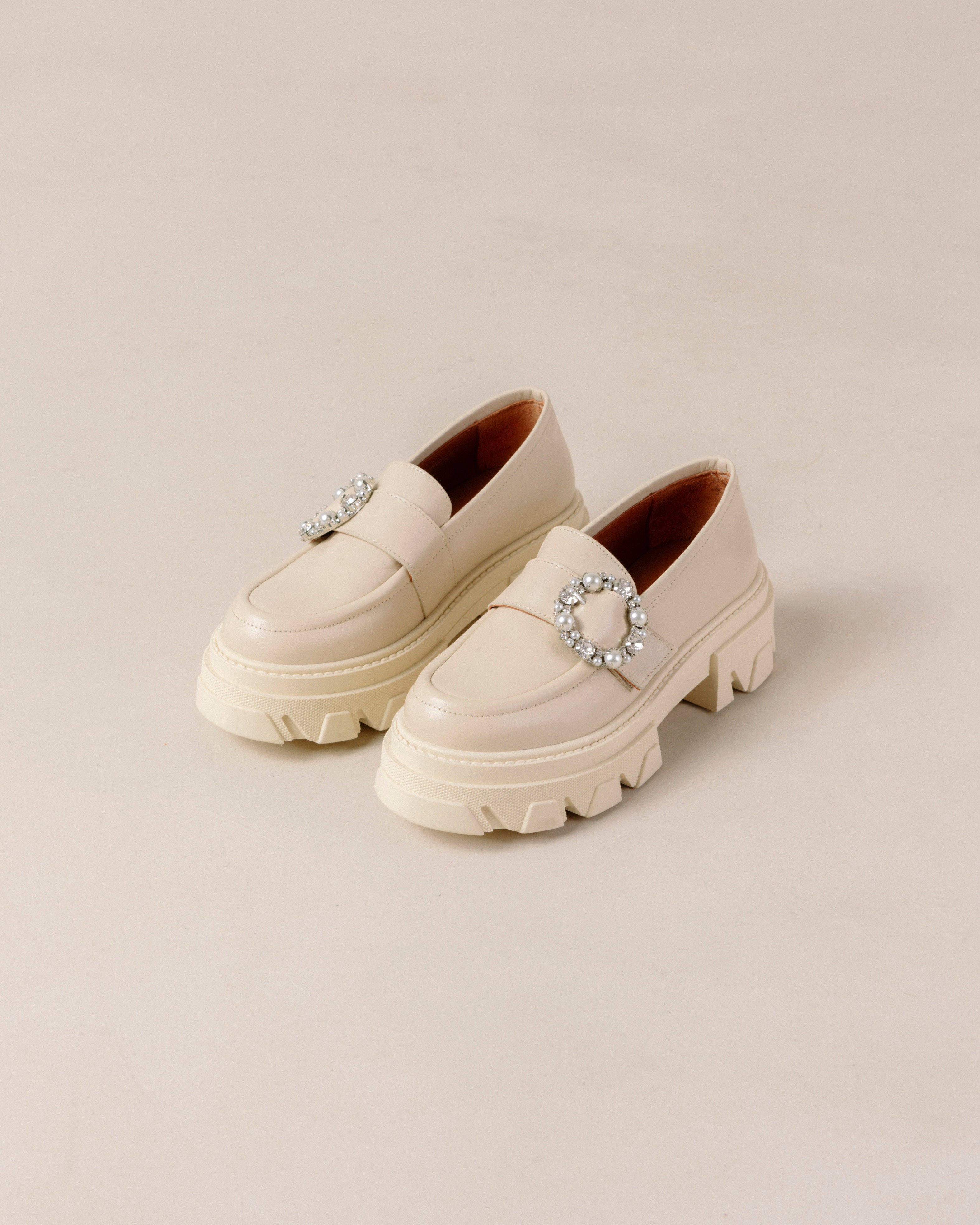 Trace Crystal Loafers